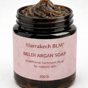 Moroccan beldi argan soap – Deep Cleansing & Exfoliating – 200g
