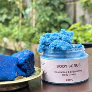 Natural Blue Nila Body Scrub – Brightening & Exfoliating – 200g