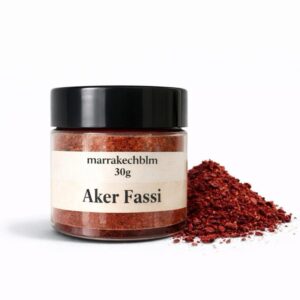 Moroccan Aker Fasi Powder  Natural Red Lip & Cheek Tint Beauty Secret ️30g