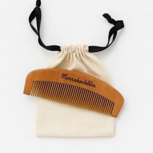 Marrakech BLM Wooden Comb – Natural Hair Comb | Anti-Frizz, Eco-Friendly, Handmade Detangling Comb”